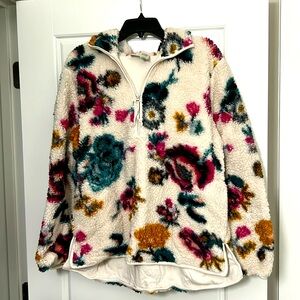 Anthropologie half zip hoodie